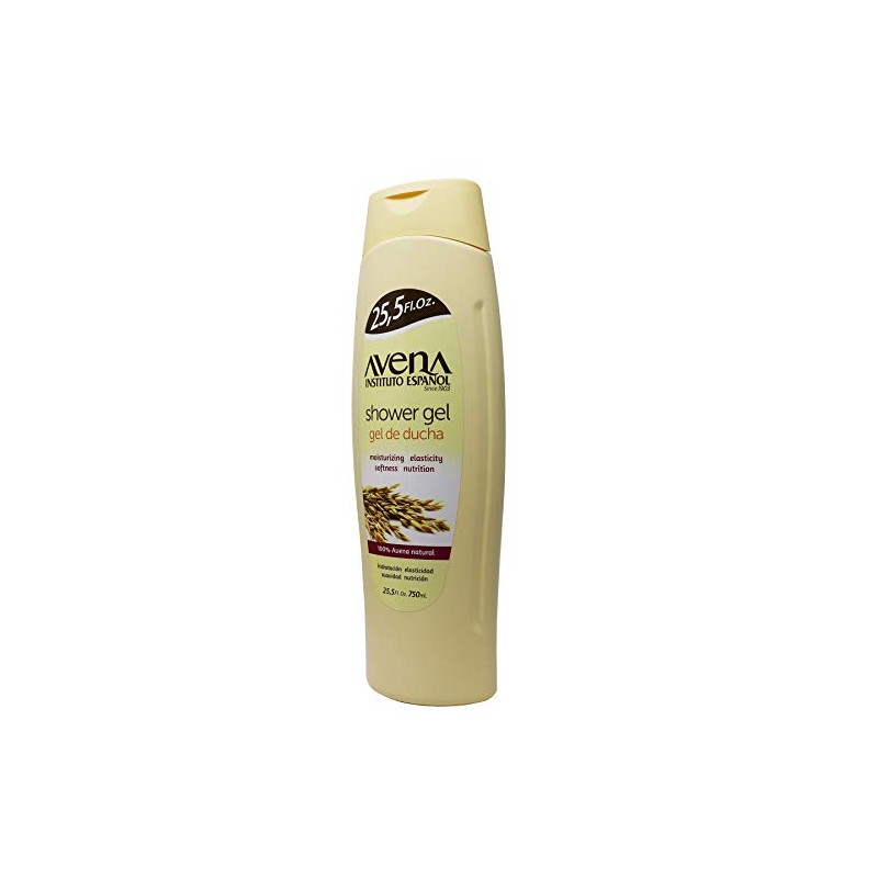 Avena Instituto Español Shower Gel, Moisturizing and Softeness, Elasticity and