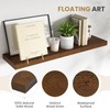 RICHFOCUS Floating Shelves for Wall 48 Inch Solid USA-Sourced Oak