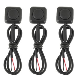 EPLZON 3 Pieces Piece Momentary Momentary Push Button On/Off Switch 12V/24V, Mini Button Switch Surface Mount for Car Horn, Industrial Control, Electronics Experiments