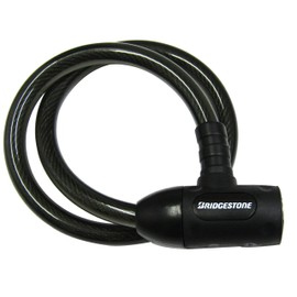 Bridgestone WL-EVL A521310BL Bicycle Key Wire Lock Black Anti-Theft Security Security