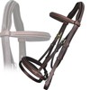 Exion English Jumping Snaffle Bridle with Flash & Rubber Reins