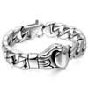 JewelryWe Fathers Day Gift Mens Stainless Steel Boxing Glove Link