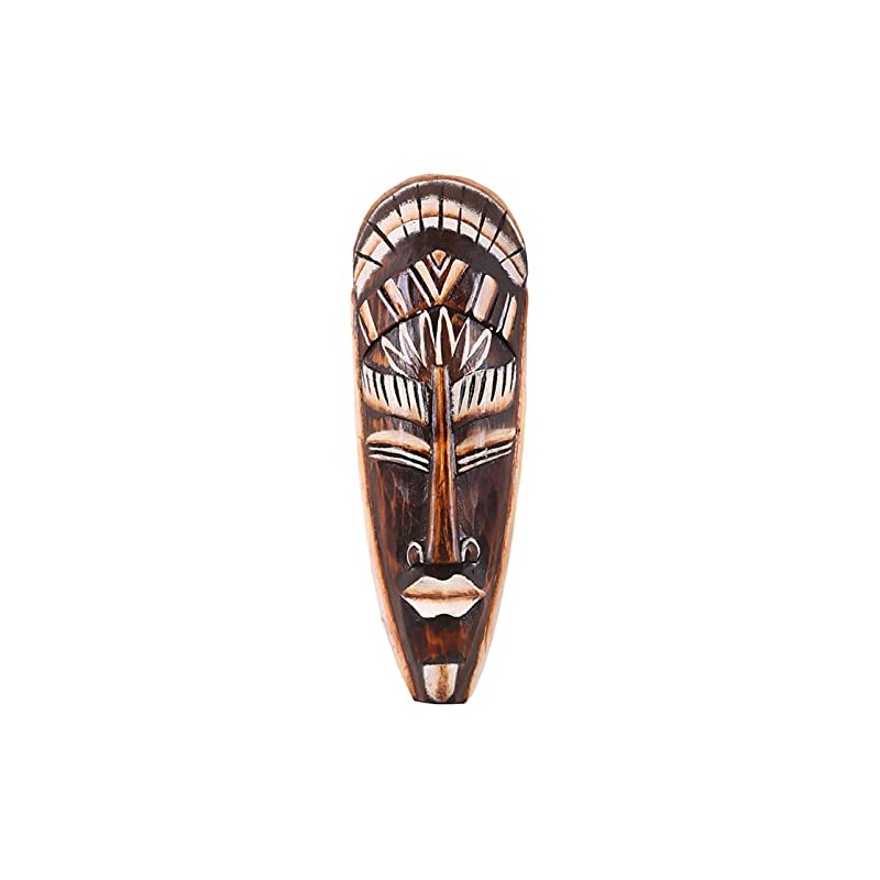 Kunsthandwerk Asien Painted Mask 30 cm Wooden Mask from Bali