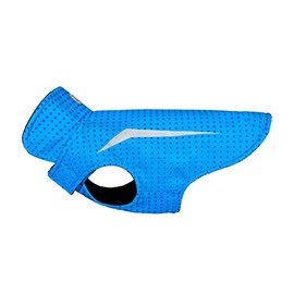 RC Pet Products 67408269 Shasta Jacket Fleece Lined Dog Coat, Cyan Halftone, 8