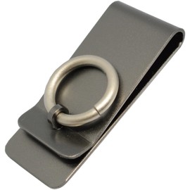 Belt Clip Holder, Brass, Made in Japan, Fashionable, Belt, Bag, Key Holder, Ring, Honing Black (Perfect Gift for Cars, Motorcycles, Homes, Keys)