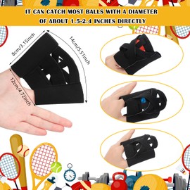Chitidr 12 Packs Baseball Training Glove Sliding Baseball Training Equipment Catchers Mitt Catcher Aids Suitable for Field Drills Hand Eye Coordination Teaching Proper Placement