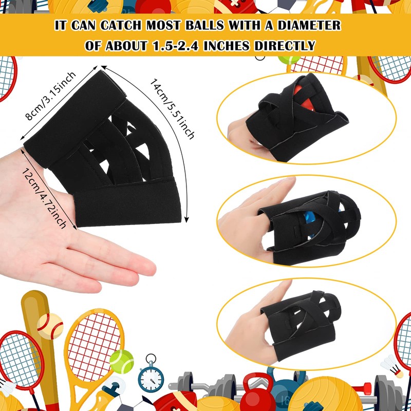 Chitidr 12 Packs Baseball Training Glove Sliding Baseball Training Equipment