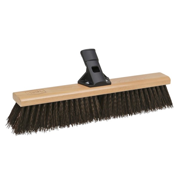SWOPT 18” Premium Rough Surface Push Broom Head — Outdoor Push Broom for Driveways, Sidewalks, Patios — Cleaning Head Interchangeable with All SWOPT Cleaning Products for Efficient Cleaning & Storage