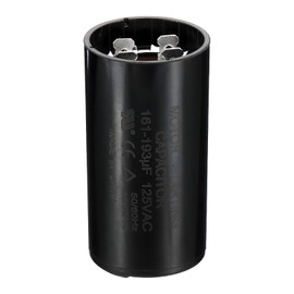 PATIKIL Motor Start Capacitor 161-193uF/Mfd 125VAC 50/60Hz CD60 Operation Capacitor Motor Start Capacitor for Electric Motor Starts Running