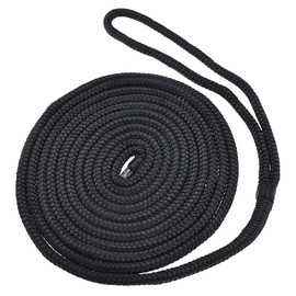 PLEAVIT Anchor Rope for Mooring and Ship Use Marine Supplies 9.5mm*7.6M (3/8in*25ft) 1pc