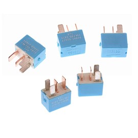 90987-02027 Relay(Set of 5), 4 Pins AC Relay for Automotive Electrical Systems - 90080-87026 90987-02028 Replacement for 1997-2014 Toyo ta Lex us and Camry Vehicles