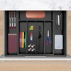 VaeFae Bamboo Silverware Organizer, Expandable Kitchen Drawer Organizer for Cutlery,