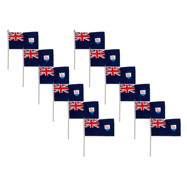 Online Stores Anguilla 12 x 18 Inch Flag - 3