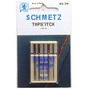 Euro-Notions Topstitch Machine Needles-Size 12/80 5/Pkg