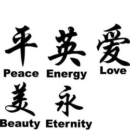 Vinyl Wall Art Decal Wall Art Chinese Symbol