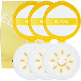 2025 Eloel Pangpang Big Sun Cushion S9 Season 9 Refill 25g x 3 / 2025 엘로엘 팡팡 빅 선쿠션 S9 시즌9 리필25g x 3개