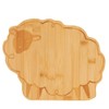 Bamboo Sheep Shaped Chopping Board – Rustic Animal Kitchen Decor