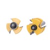 2Pcs Tongue Groove Router Bit T Shape 3 Teeth 1
