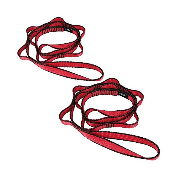 FOSER 2pcs Yoga Hammock Extension Strap Yoga Extender Strap Daisy