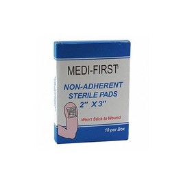 Medique Products 64212 Non Adherent Absorbent Pad, 2-Inch X 3-Inch, 10 Per Box