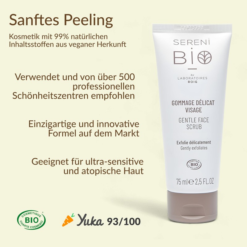 Sérénibio Gentle Exfoliating Centella Asiatica - Professional Face Care Certified