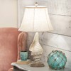 BLACK FOREST DECOR White Conch Shell Table Lamp