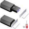 Push to Open Door Latch Cabinet Hardware ZKRIOC 2 Pack