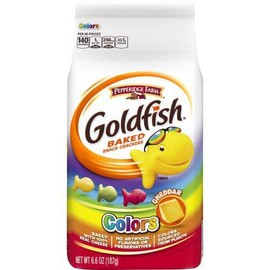 Pepperidge Farm Goldfish, Colors, 6.6-ounce (pack of 6)