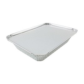 Handi-Foil 2 lb. Oblong Aluminum Carry-Out Food Storage Container w/Board Lid (pack of 25)