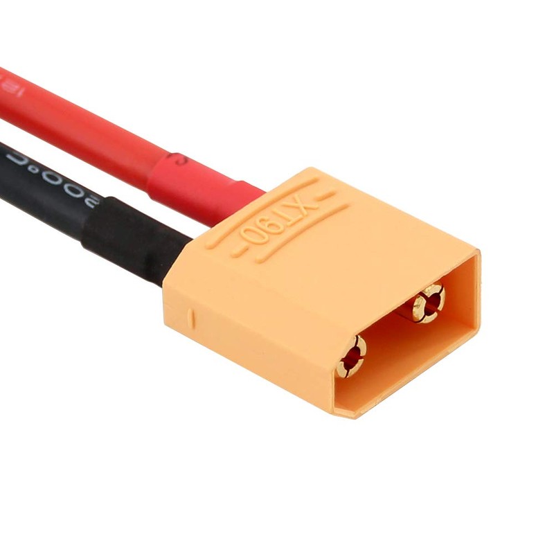 OliYin 2pairs XT90 Plug XT-90 Male Female Connector Silicone Wire