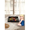 KEVJES King Size Acrylic Tray with Embedded Handle,No Need to