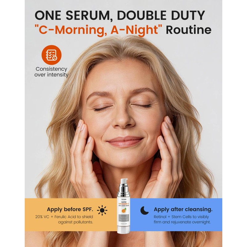 Super C Serum for Mature Skin – All-in-One Vitamin C