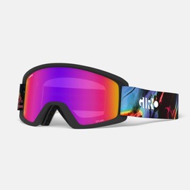 Giro Dylan Ski Goggles - Snowboard Goggles for Women & Youth - Tropic Strap with Rose Spectrum/Yellow Lenses