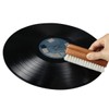 Vinyl Record Turntable Cleaning Brush Goat Hair Wooden Handle GK-R32B