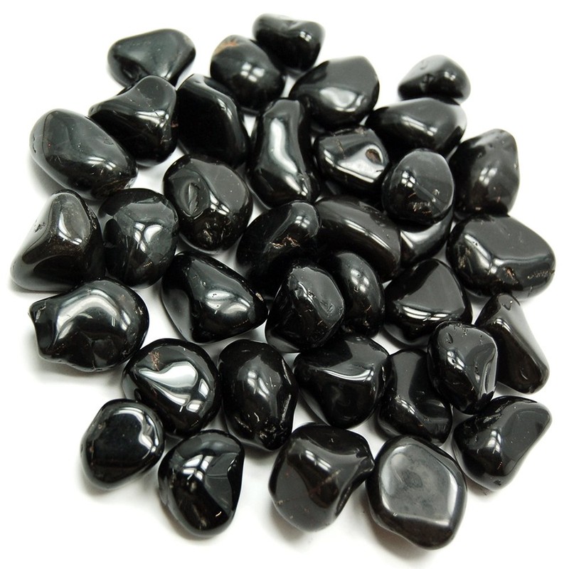 Black Onyx Tumbled - Healing Stone - 20-25mm (5)