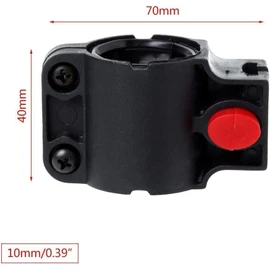 1 x Black Lock Holder for Bicycle Lock Holder Wire Cable Universal Bike Frame U Fixed Bicycle Parts Accessories