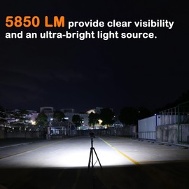 Primelux 6.5 Inch Oval LED Tractor Lights, 65W 5850lm High-Output 12-24V LED Tractor Work Lights, IP67 Waterproof 12v Flood Light for Trucks Tractors and Heavy-Duty Equipment (1Pcs)