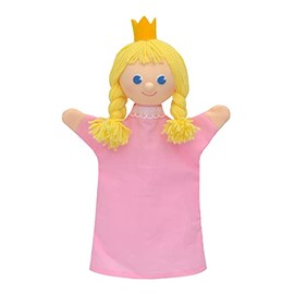Hand Puppet Fairy Tale Figure Princess 29 cm, Ideal for Puppet Theatre and Role Play, for Children, Baby, Boys, Girls