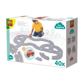 SES Creative 13152 Felt Road Course 40 Pieces with Car