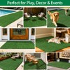 Artificial Grass Outdoor Rug - 4FTX6FT Turf Mat Fake Grass