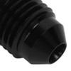 1 Pair AN4 to M8 Oil Cooler Fitting Adapter Black