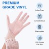 Disposable Vinyl Gloves, Clear Disposable Gloves, Powder Free, Latex Free