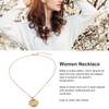 White Zircon Women Necklace Snake Pattern Electroplated Fashionable Female Pendant