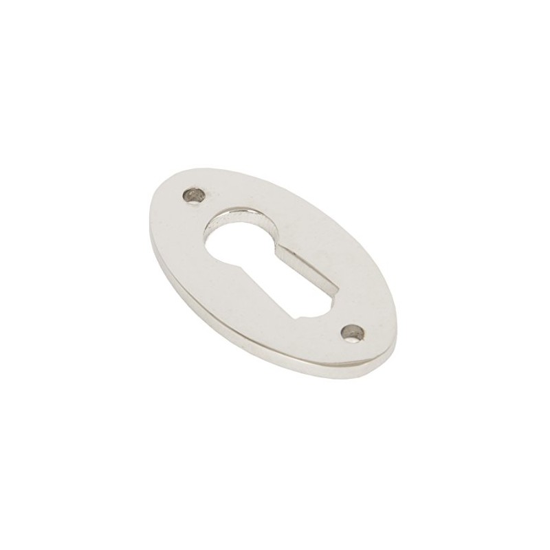 From the Anvil 83810 Oval Escutcheon, Polished Nickel Plate