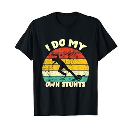 I Do My Own Stunts One Wheel Electric Skateboard Float T-Shirt