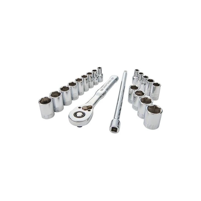 CRAFTSMAN Mechanics Tool Set, 1/4 Inch Drive, 20 Piece (CMMT12108)