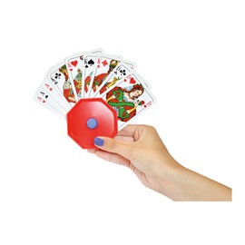 Noris 606154619 Spielkartenhalter aus Kunststoff - problemlos auffächern, halten und abstellen, ab 3 Jahren