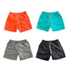 [BBT4] Unisex Beachwear Swim Board Shorts for Summer Water Activities G Summer Shorts Black XL