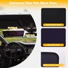 XCBYT Square Car Window Shades for Windshield & Side Windows,