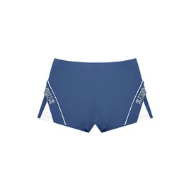 Trendy Boy Boys' Sports Swimming Trunks with Lightweight Fabric, Powerful Swimming Shorts with Elastic Waistband and Drawstring, La645-navy, 10 - 12 years